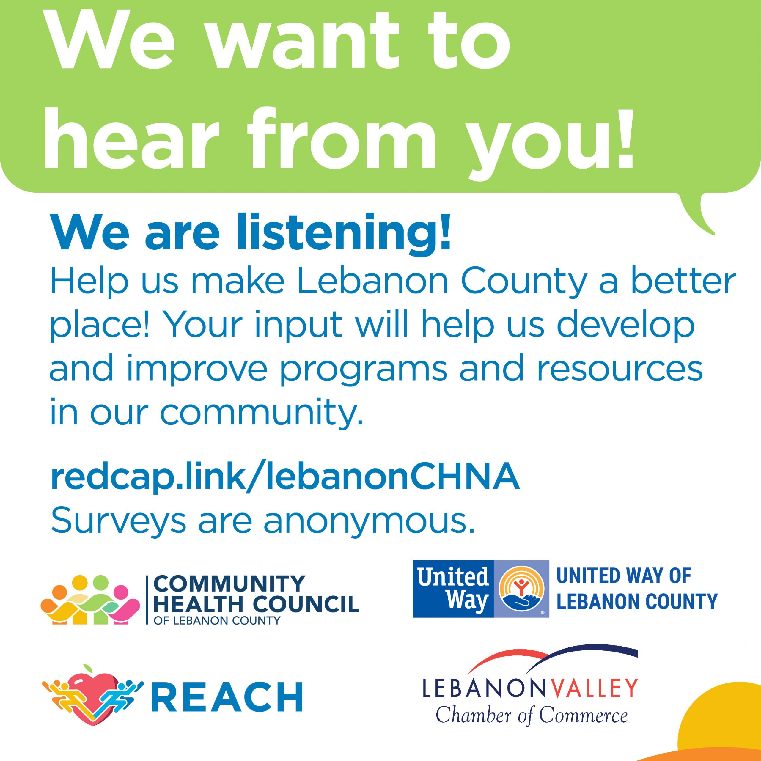Community Health Council and partners launch Lebanon County Community Health Needs Assessment